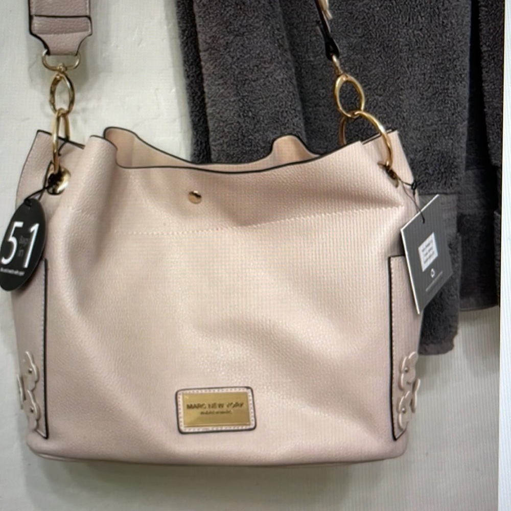 Marc New York/Andrew Marc 5 Bags In 1. Khaki Color NWT - Picture 3 of 12